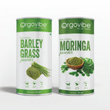 Moringa Powder + Barleygrass Powder