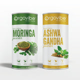 Moringa Powder + Ashwagandha Powder
