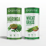Moringa Powder + Wheatgrass Powder