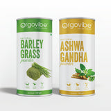 Barleygrass Powder + Ashwagandha Powder