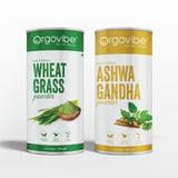 Wheatgrass Powder + Ashwagandha Powder
