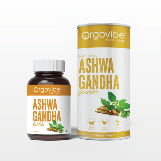 Ashwagandha Tablet + Ashwagandha Powder (B1G1)