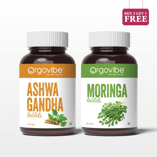 Ashwagandha Tablet + Moringa Tablet