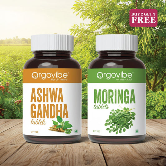 Ashwagandha Tablet + Moringa Tablet